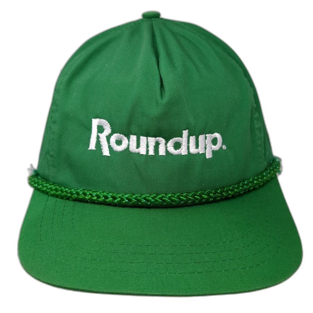 K-Products 5 Panel Green One Size Roundup Herbicide Logo Rope Adjustable Hat